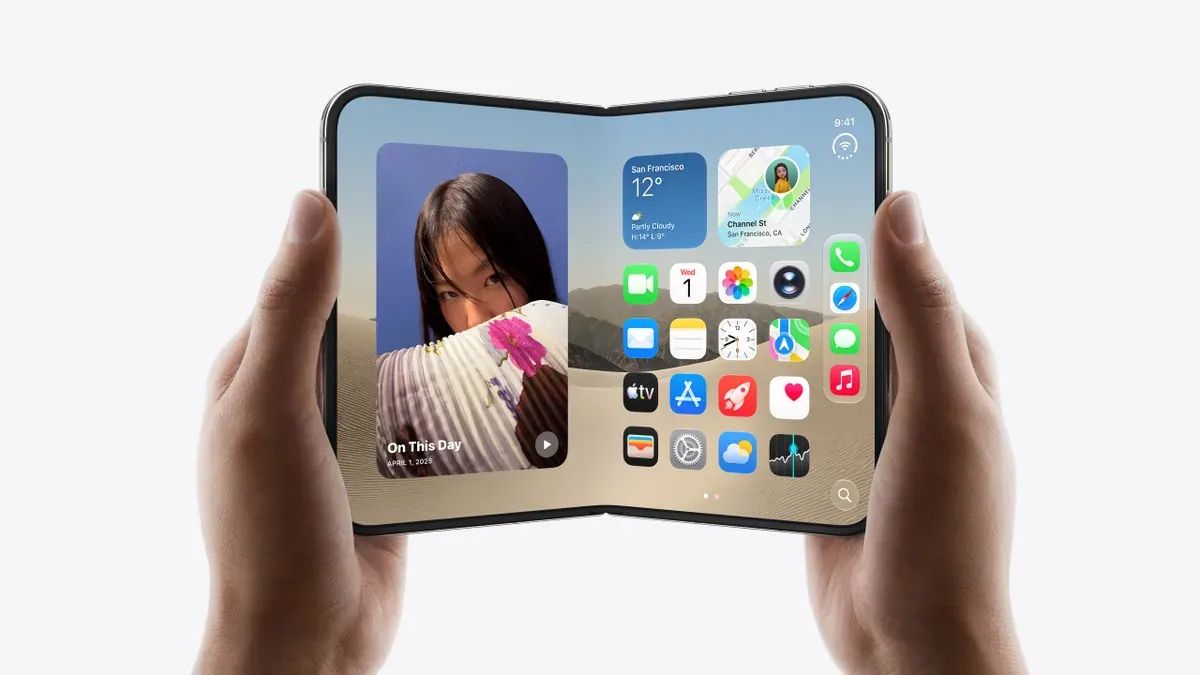 iPhone Duo 折叠屏官方机型图